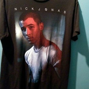 Nick Jonas Concert Tour Tshirt Mens Medium Black